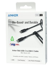 Usb Кабель-зарядка Type-C на Type-C Anker 544 (A80F6P11) 240W 1.8м чёрный