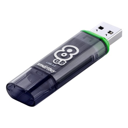  3.0 USB флеш накопитель Smartbuy 8GB Glossy Dark Grey (SB8GBGS-DG)