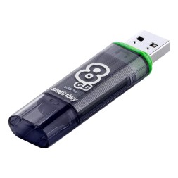 3.0 USB флеш накопитель Smartbuy 8GB Glossy Dark Grey (SB8GBGS-DG)