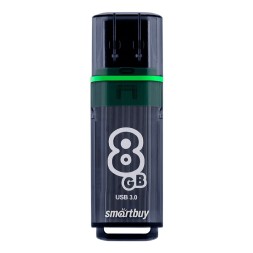 3.0 USB флеш накопитель Smartbuy 8GB Glossy Dark Grey (SB8GBGS-DG)