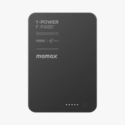 Powerbank магнитный с MagSafe Momax 1-Power F.Pass+ 10000mAh IP158D черный