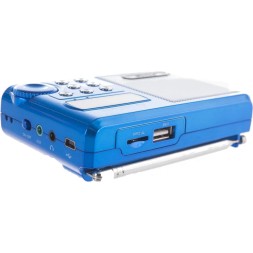 Perfeo мини-аудио Sound Ranger, УКВ+FM, MP3 (USB/microSD), AUX, BL-5C 1000mAh, синий (PF-SV922BLU)