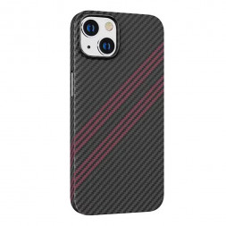Накладка для i-Phone 14 Pro Hoco Cave Slim case черно-красный