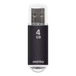 USB флеш накопитель Smartbuy 4GB V-Cut Black (SB4GBVC-K)