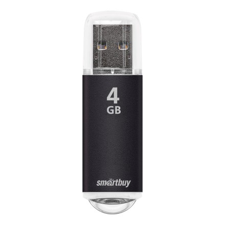  USB флеш накопитель Smartbuy 4GB V-Cut Black (SB4GBVC-K)