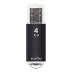 USB флеш накопитель Smartbuy 4GB V-Cut Black (SB4GBVC-K)
