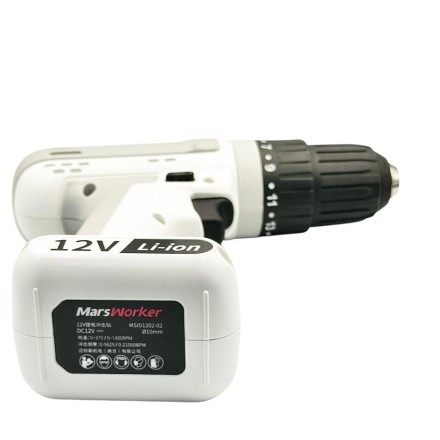  Аккумуляторная ударная дрель-шуруповерт Xiaomi MarsWorker 12V Lithium Impact Drill белая