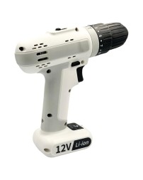 Аккумуляторная ударная дрель-шуруповерт MarsWorker 12V Lithium Impact Drill белая
