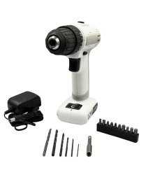 Аккумуляторная ударная дрель-шуруповерт MarsWorker 12V Lithium Impact Drill белая