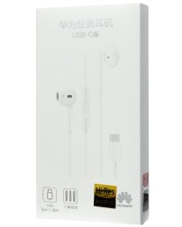 Стереонаушники Huawei CM33 с микрофоном Type-C белые