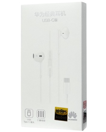  Стереонаушники Huawei CM33 с микрофоном Type-C белые