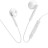  Стереонаушники Hoco L10 с микрофоном Type-C 1.2м белые