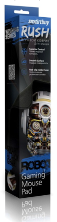  Игровой коврик Smartbuy RUSH Robot M-size (SBMP-03G-RB)