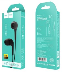Стереонаушники Hoco M40 с микрофоном черные