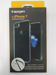 Чехол Spigen для i-Phone 7 Neo Hybrid Crystal, ультра - черный (042CS20838)