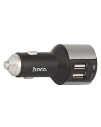 Автомобильное заряд. устр. Hoco E19 + FM-трансмиттер BT4.2 2USB 2.4A серое