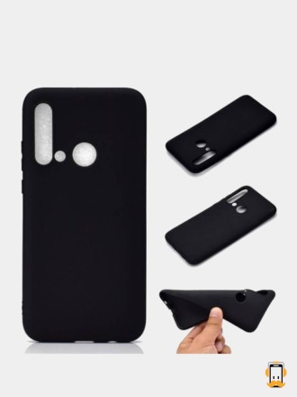  Чехол-накладка для Huawei P20 lite/Nova 5i силикон матовый чёрный