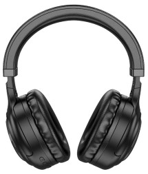 Стереонаушники Bluetooth полноразмерные Hoco W48 RGB черные