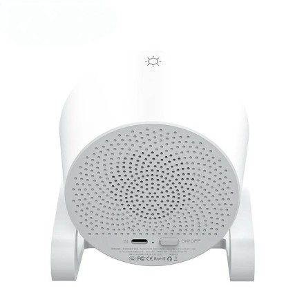  Bluetooth колонка с беспроводной зарядкой и RGB подсветкой Recci RSK-W28 белая