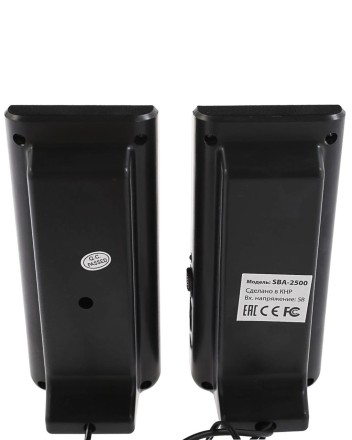  Акустическая система 2.0 Smartbuy Fest (SBA-2500) 2х2Вт пластик черная