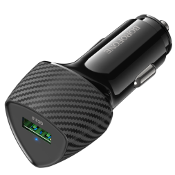 Автомобильное заряд. устр. Borofone BZ31 1USB 3A 18W черный