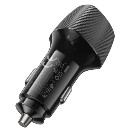  Автомобильное заряд. устр. Borofone BZ31 1USB 3A 18W черный