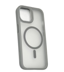 Накладка для i-Phone 15 Keephone Mago Pro Magsafe серый