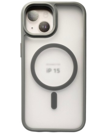  Накладка для i-Phone 15 Keephone Mago Pro Magsafe серый
