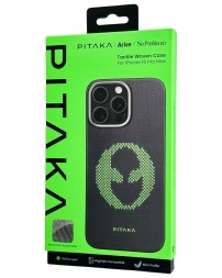 Накладка для i-Phone 16 Pro Max 6.9&quot; Pitaka Aries Tactile Woven case (Alien)