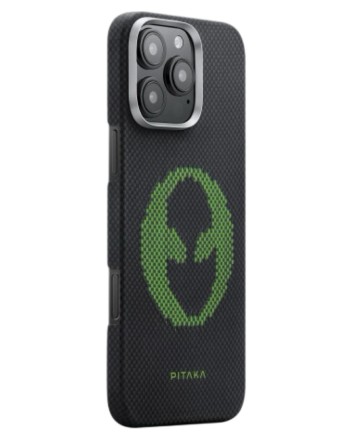  Накладка для i-Phone 16 Pro Max 6.9&quot; Pitaka Aries Tactile Woven case (Alien)
