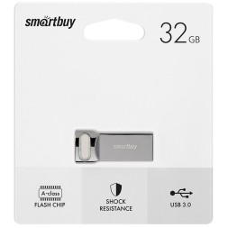 3.0 USB флеш накопитель Smartbuy 32GB M2 Metal 100MB/s (SB32GBM2)