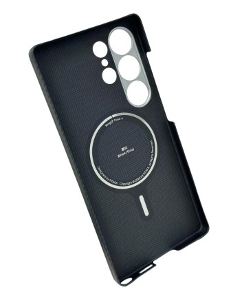 Накладка для Samsung Galaxy S25 Ultra Pitaka Ultra Slim case черно-серая