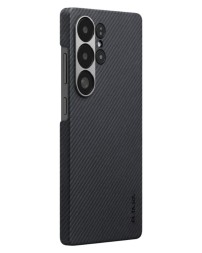 Накладка для Samsung Galaxy S25 Ultra Pitaka Ultra Slim case черно-серая