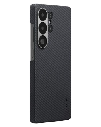  Накладка для Samsung Galaxy S25 Ultra Pitaka Ultra Slim case черно-серая