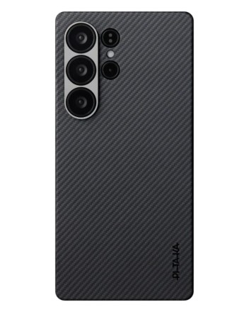  Накладка для Samsung Galaxy S25 Ultra Pitaka Ultra Slim case черно-серая