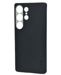 Накладка для Samsung Galaxy S25 Ultra Pitaka Ultra Slim case черно-серая
