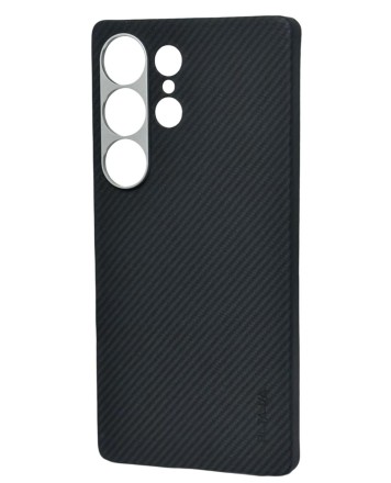  Накладка для Samsung Galaxy S25 Ultra Pitaka Ultra Slim case черно-серая