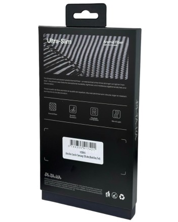  Накладка для Samsung Galaxy S25 Ultra Pitaka Ultra Slim case черно-серая