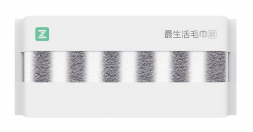 Полотенце банное Xiaomi ZSH Stripe 34*80см A1171 бело-серое