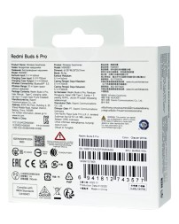 Наушники беспроводные Xiaomi Redmi Buds 6 Pro белые