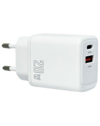 Сетевое зарядное устройство EOFE E203 1C/1USB 20W белое