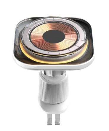  Держатель магнитный c Magsafe Momax 1-Charge Flow 15W CM29W белый
