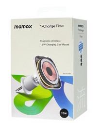 Держатель магнитный c Magsafe Momax 1-Charge Flow 15W CM29W белый
