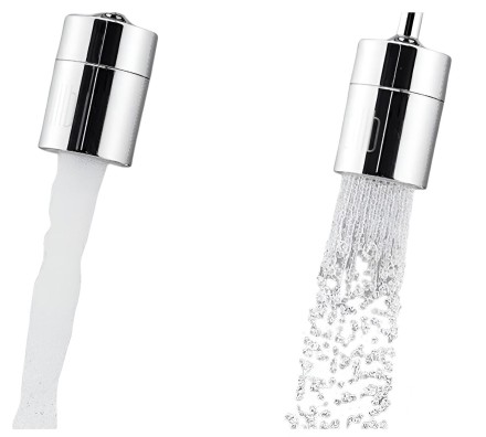  Водосберегательная насадка аэратор на кран dIIIb DXSZ004 (2 режима) белая