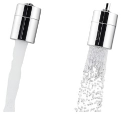 Водосберегательная насадка аэратор на кран dIIIb DXSZ004 (2 режима) белая