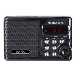 Perfeo мини-аудио Sound Ranger 2Вт/FM/AUX/USB/MicroSD/1000mAh (PF-SV922BK) черная