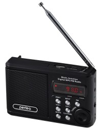 Perfeo мини-аудио Sound Ranger 2Вт/FM/AUX/USB/MicroSD/1000mAh (PF-SV922BK) черная