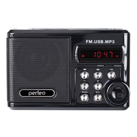  Perfeo мини-аудио Sound Ranger 2Вт/FM/AUX/USB/MicroSD/1000mAh (PF-SV922BK) черная