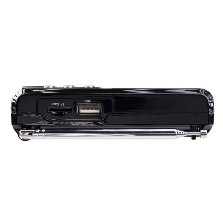  Perfeo мини-аудио Sound Ranger 2Вт/FM/AUX/USB/MicroSD/1000mAh (PF-SV922BK) черная