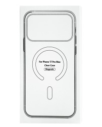 Накладка для i-Phone 17 Pro Max силикон MagSafe Clear Case